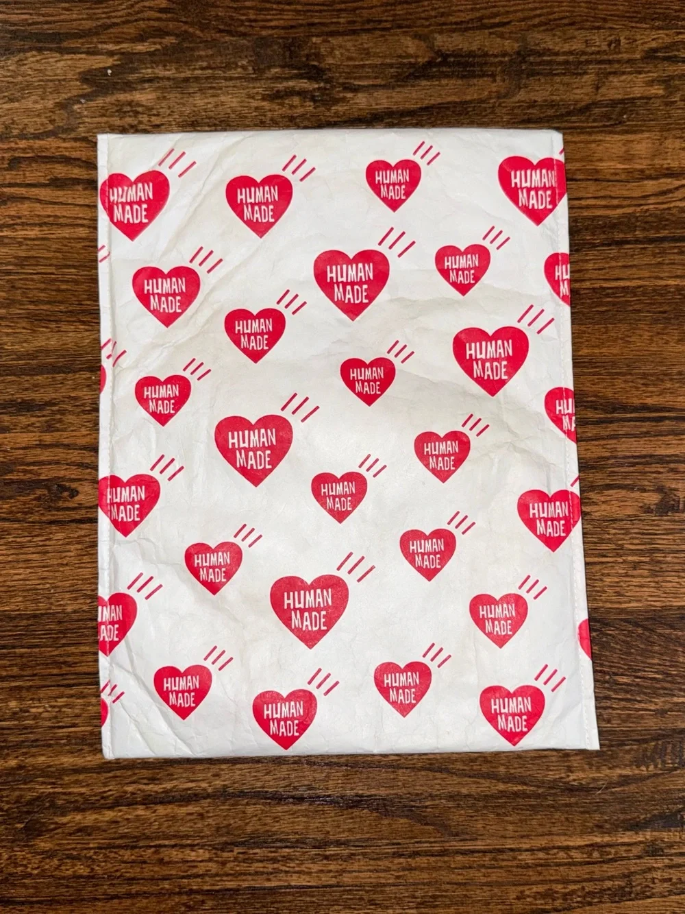 Human Made Japan iPad/Computer Sleeve Travel Case Heart Logo Bag